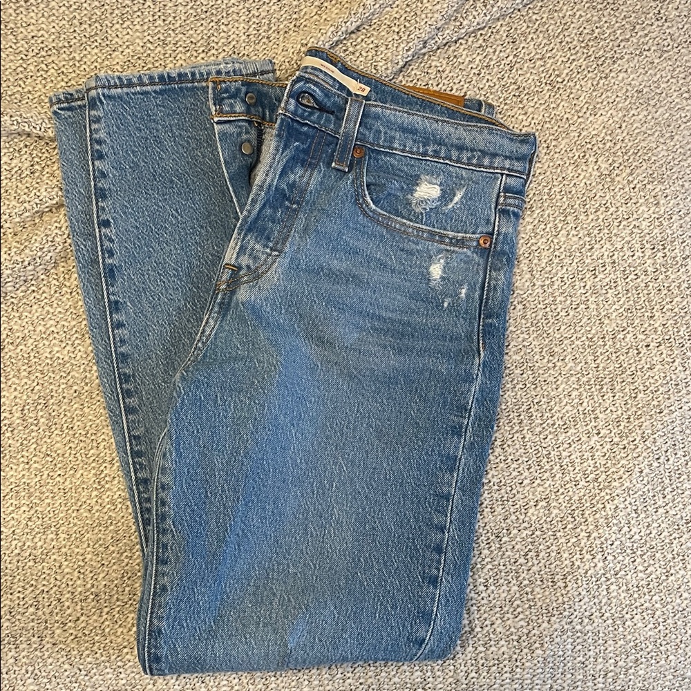 Levi's Women's Straight Leg Blue Jeans